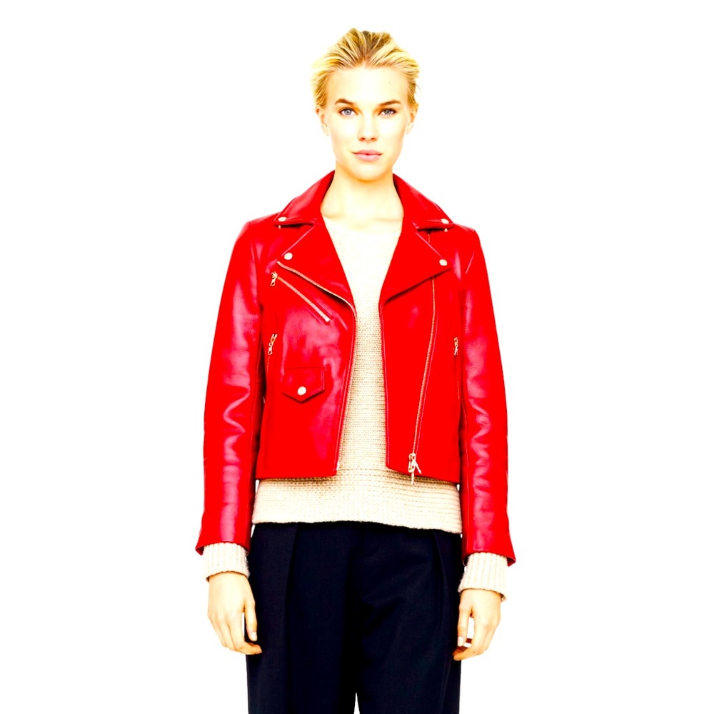 Club Monaco Libby Leather Moro Jacket